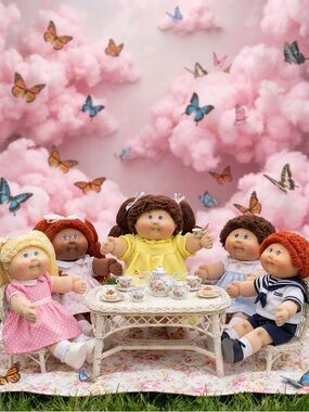 Vintage 70’s 80’s Cabbage Patch Kids Girl tooth and brown hair